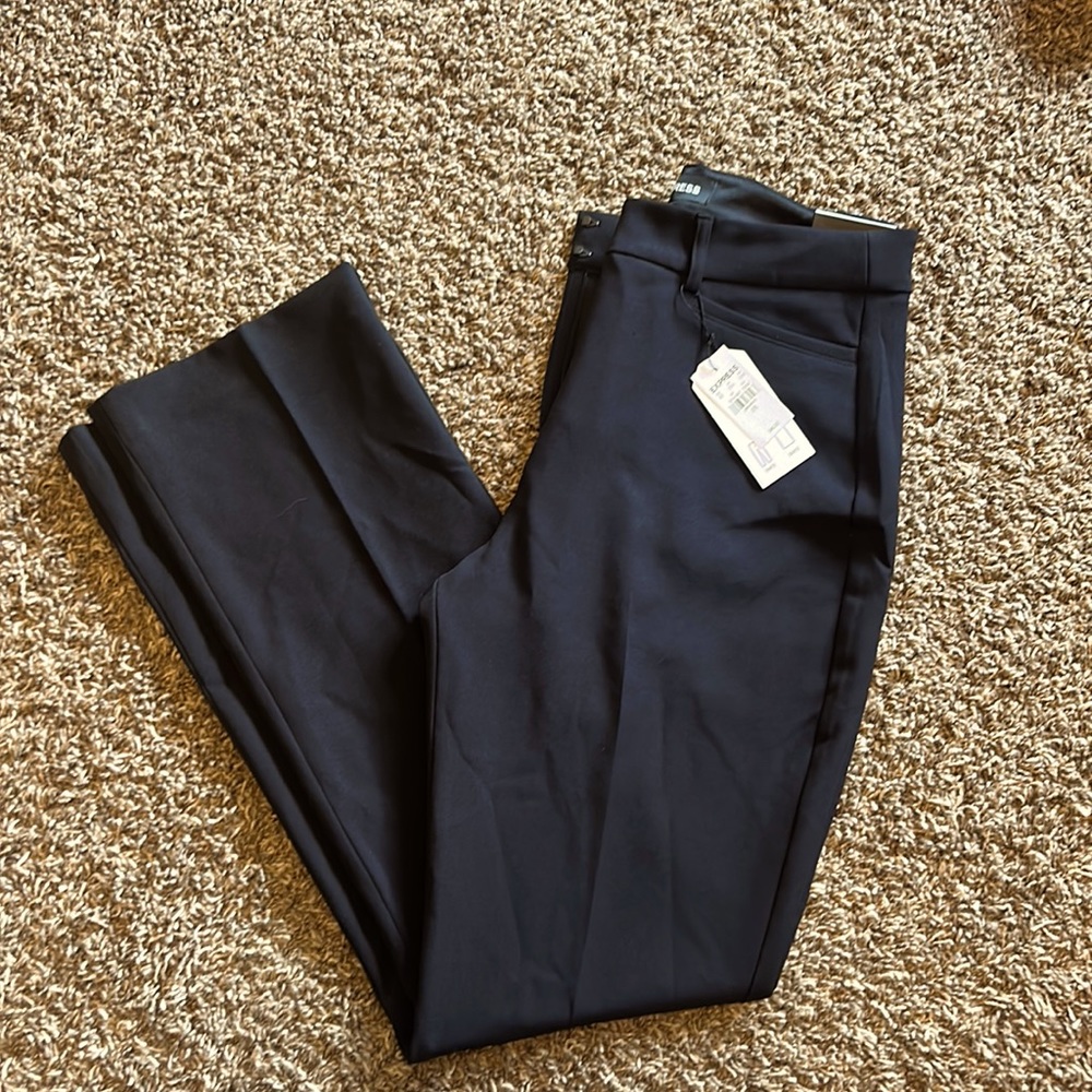 Black boot cut dress pants